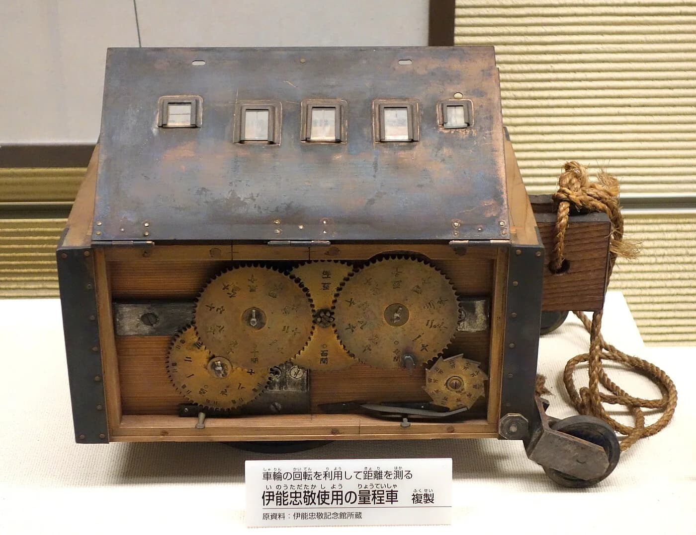 Representative surveyor's measuring wheel equipment